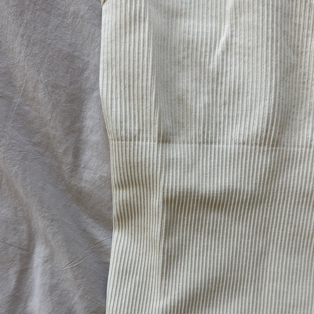 Cream Ribbed Bodysuit - Picture 4 of 8